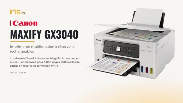 Canon MAXIFY GX3040 Imprimante multifonction à réservoirs rechargeables (5777C009)