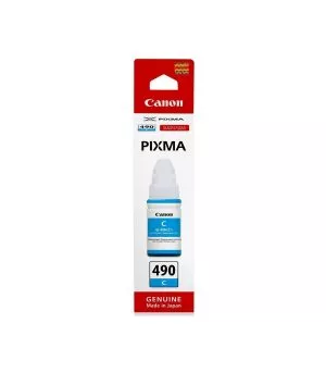 bouteille-d-encre-canon-gi-490-c-cyan-d-origine-0664c001ab Bouteille d'encre Canon GI-490 C Cyan d'origine - 0664C001AB