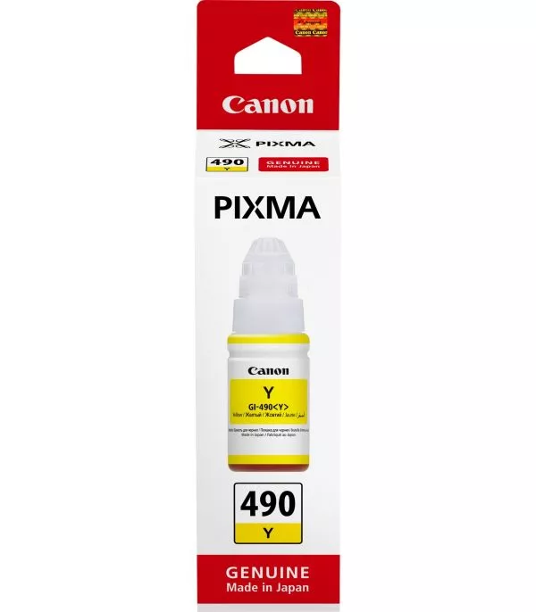 bouteille-d-encre-canon-gi-490-jaune-d-origine-0666c001ab-2 Bouteille d'encre Canon GI-490 Jaune d'origine - 0666C001AB