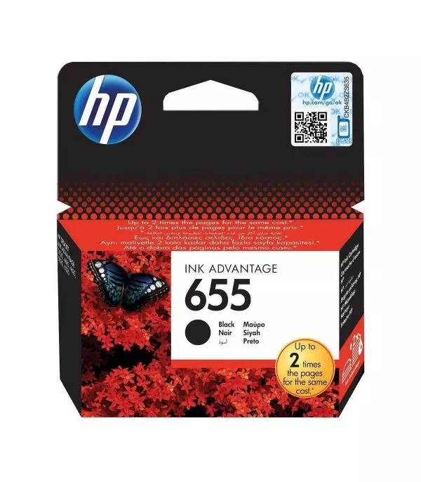 Cartouche d’encre HP 655 Black - CZ109AE
