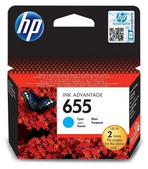 Cartouche d’encre HP 655 Cyan - CZ110AE