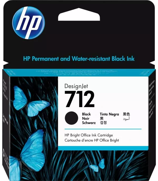 Cartouche d'encre HP 712 Noir - 3ED71A