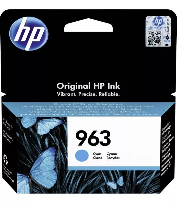 cartouche-dencre-hp-963-cyan-pour-oj-9010-9013-9020-3ja23ae HP 963 Cyan Cartouche d’encre - 3JA23AE