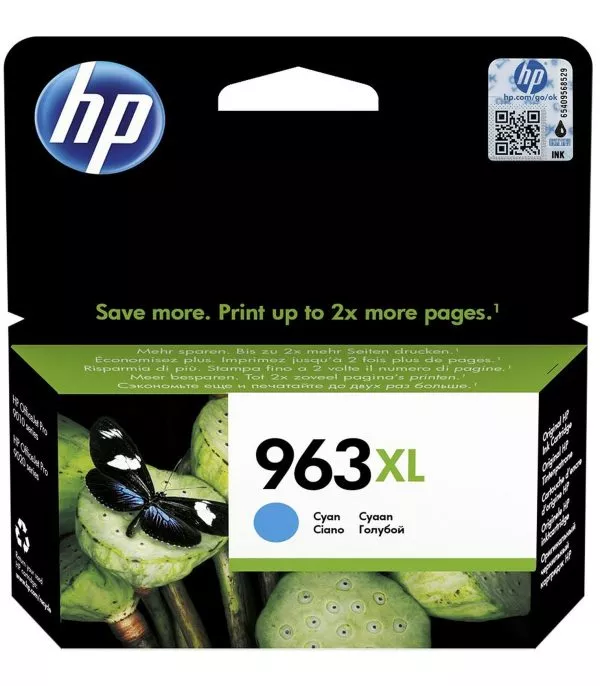 HP 963XL Cyan Cartouche d’encre - 3JA27AE