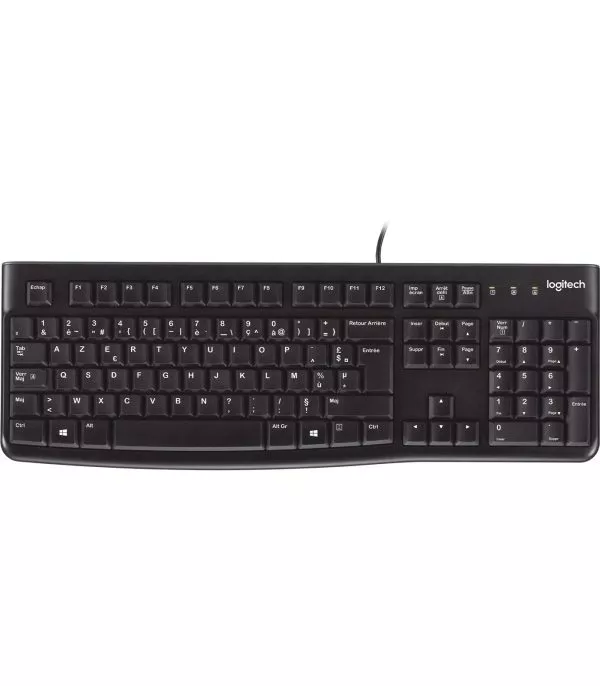 Logitech K120 Clavier à connexion USB - AZERTY - 920-002488