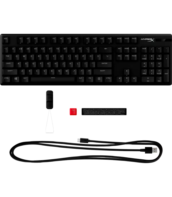 clavier-de-jeu-mecanique-hyperx-alloy-origins-pbt-hx-rouge-qwerty-639n3aa-4 Clavier de jeu mécanique HyperX Alloy Origins PBT HX Rouge - QWERTY (639N3AA)