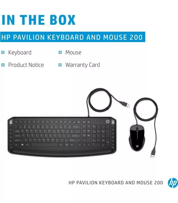 clavier-et-souris-filaires-hp-200-pour-hp-pavilion-9df28aa-3 Clavier et souris filaires HP 200 pour HP Pavilion - 9DF28AA