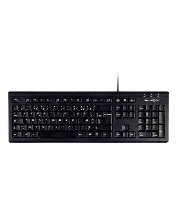 Clavier USB filaire Kensington ValuKeyboard AZERTY, 105 touches (1500109FR)