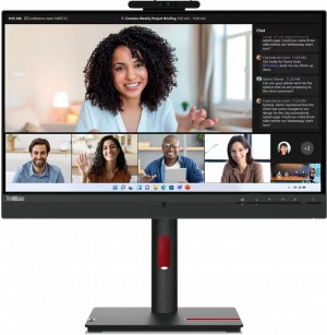 Écran 23,8" Full HD Lenovo ThinkVision T24mv-30 avec Webcam (63D7UAT3EU)