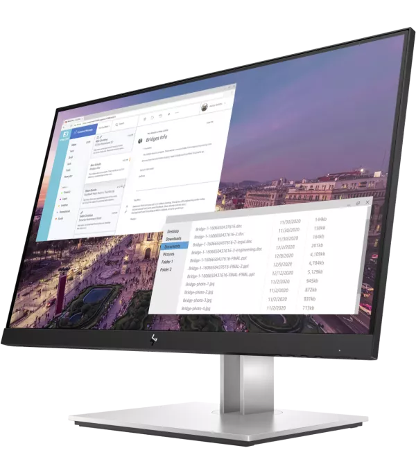 ecran-23-full-hd-hp-e23-g4-9vf96as-2 Écran HP E23 G4 23" Full HD IPS – HDMI, DisplayPort, USB Hub (9VF96AS)