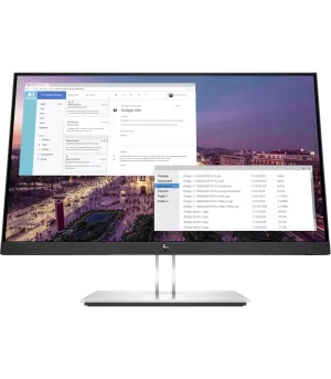 Écran HP E23 G4 23" Full HD IPS – HDMI, DisplayPort, USB Hub (9VF96AS)