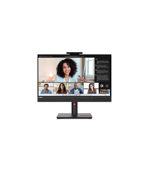 ecran-238-full-hd-lenovothinkvisiont24mv30-avecwebcam-63d7uat3eu Écran 23,8" Full HD Lenovo ThinkVision T24mv-30 avec Webcam (63D7UAT3EU)