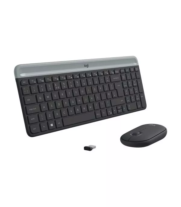 Logitech MK470 Ensemble clavier et souris sans fil ultra-fin - 920-009190