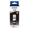 Epson 108 Noir - Bouteille d'encre Epson EcoTank d'origine (C13T09C14A)