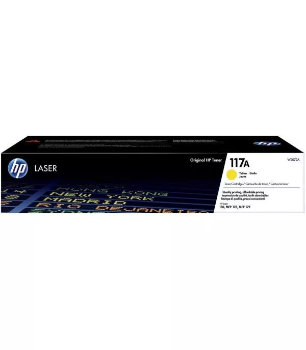 HP 117A Jaune Toner Laser original - W2072A