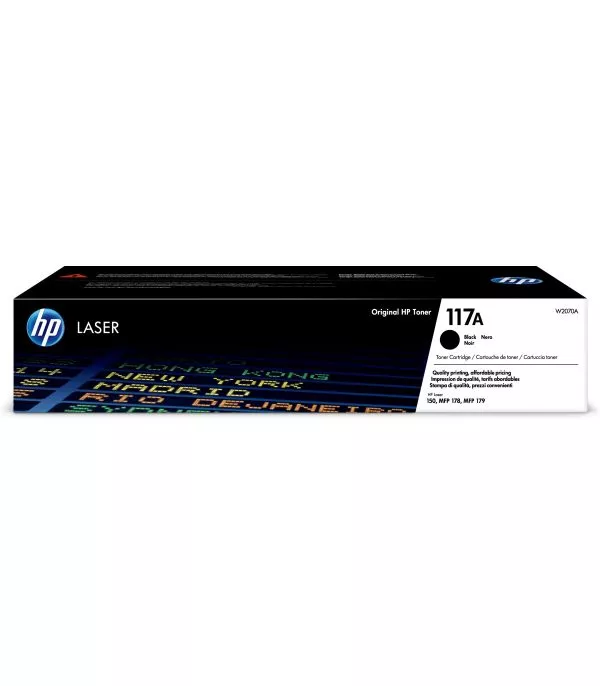 HP 117A Noir Toner Laser original - W2070A