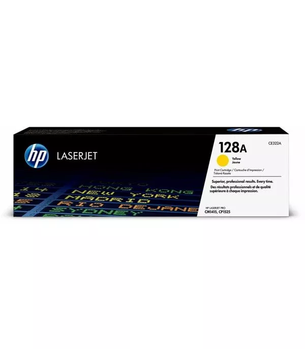 hp-128a-jaune-toner-original-ce322a HP 128A Jaune Toner original - CE322A