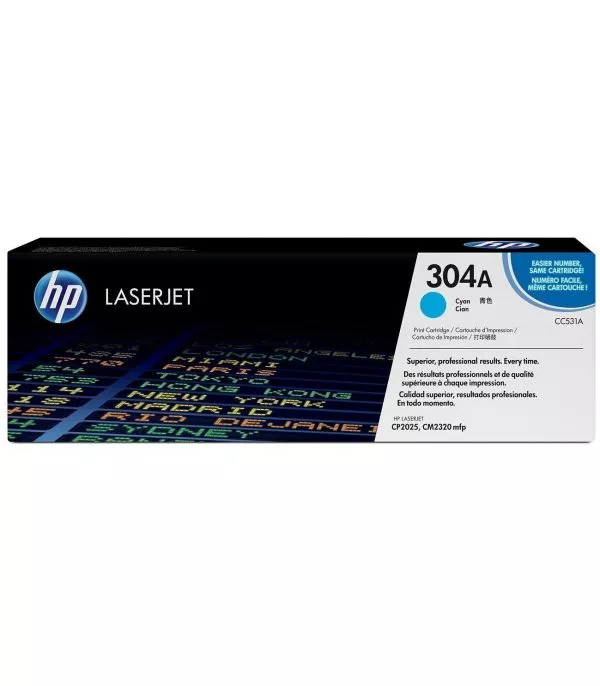 hp-304a-cyan-toner-original-cc531a HP 304A Cyan Toner Laser original - CC531A