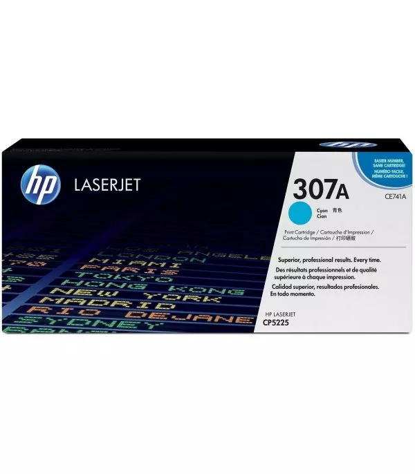hp-307a-cyan-toner-original-ce741a HP 307A Cyan Toner Laser original - CE741A