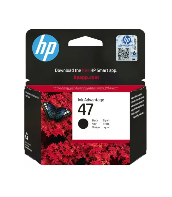 HP 47 Noir - Cartouche d'encre HP d'origine (6ZD21AE)