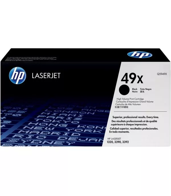 HP 49X Noir Toner Laser original - Q5949X