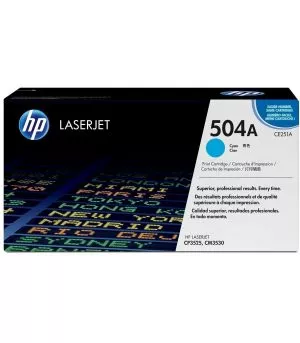 hp-504a-cyan-toner-original-ce251a HP 504A Cyan Toner Laser original - CE251A