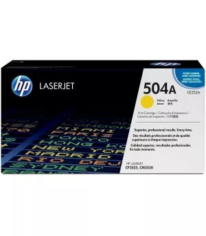 hp-504a-jaune-toner-original-ce252a HP 504A Jaune Toner Laser original - CE252A