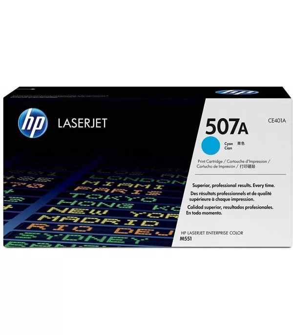HP 507A Cyan Toner Laser original - CE401A