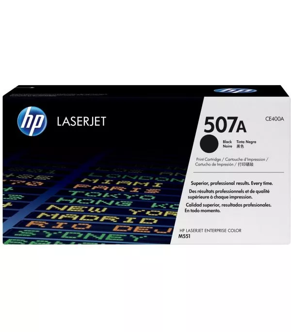 HP 507A Noir Toner laser original - CE400A