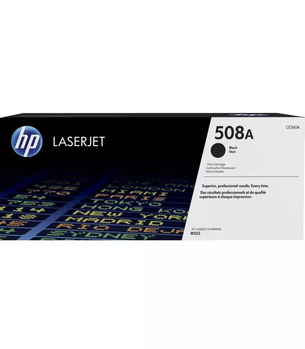 HP 508A Noir Toner Laser original - CF360A