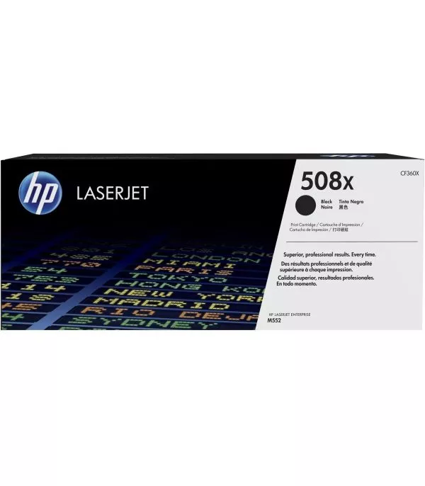 HP 508X Noir Toner Laser original - CF360X