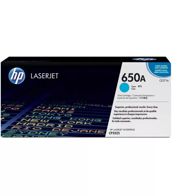 HP 650A Cyan Toner Laser original - CE271A