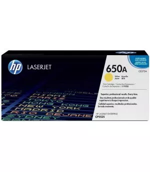 hp-650a-jaune-toner-original-ce272a HP 650A Jaune Toner Laser original - CE272A
