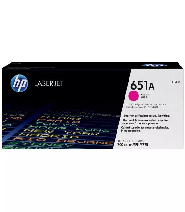 HP 651A Magenta Toner Laser original - (CE343A)