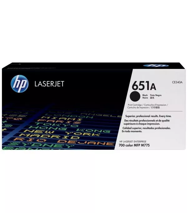 HP 651A Noir Toner Laser original - CE340A