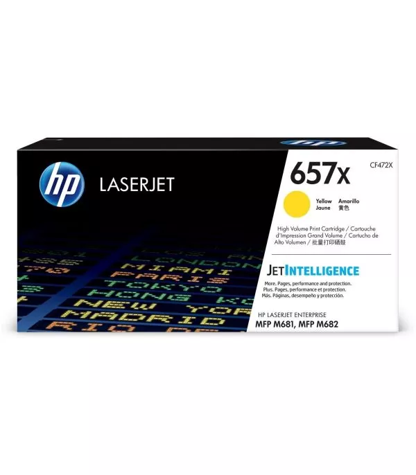 HP 657X Jaune Toner Laser original - CF472X