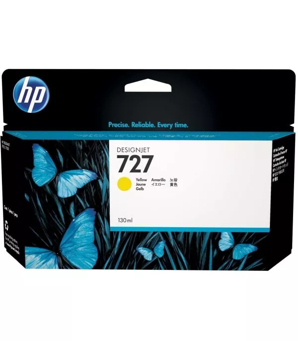 hp-727-jaune-cartouche-dencre-originale-b3p21a HP 727 jaune Cartouche d'encre - B3P21A