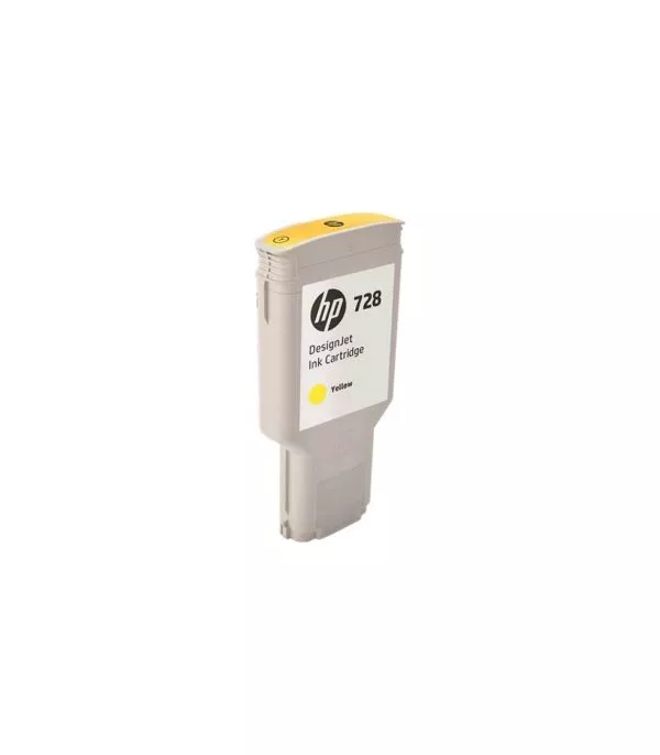 HP 728 jaune Cartouche d'encre originale - F9K15A
