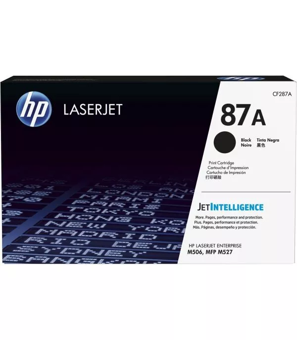 hp-87a-noir-toner-original-cf287a HP 87A Noir Toner laser original - CF287A