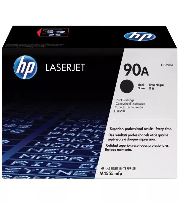 hp-90a-noir-toner-original-ce390a HP 90A Noir Toner Laser original - CE390A