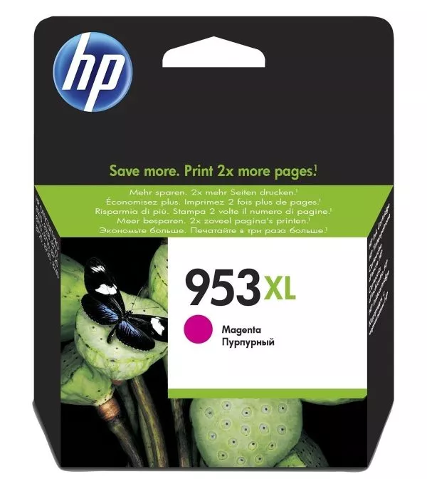 HP 953XL magenta (pigmenté) Cartouche d'encre originale - F6U17AE