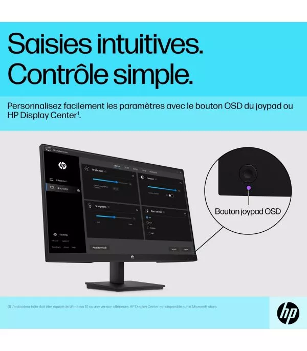 HP Écran FHD V24v G5 (65P62AA)