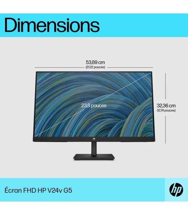 HP Écran FHD V24v G5 (65P62AA)