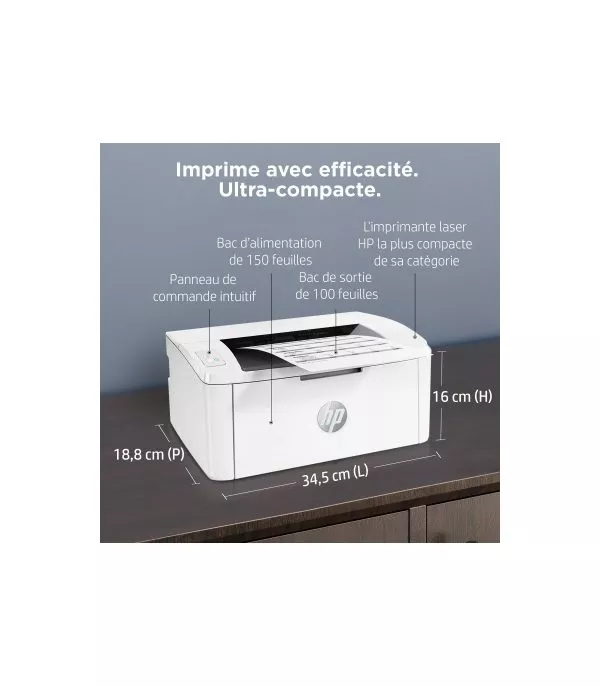 Imprimante Laser Monochrome HP LaserJet M111a - (7MD67A)