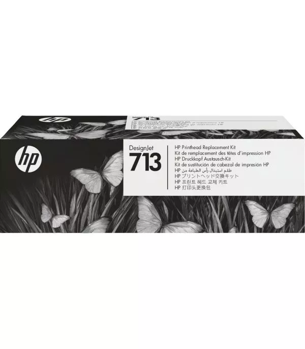 Kit de remplacement pour tête d'impression HP 713 DesignJet - 3ED58A