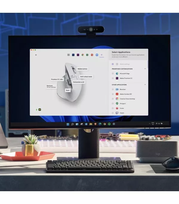 Logitech MX Master 3S souris Droitier RF sans fil + Bluetooth (910-006560)