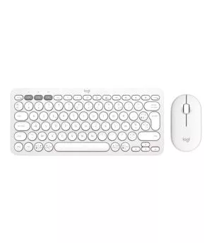 logitech-pebble-2-combo-sans-fil-clavier-souris-azerty-tonal-white-920-012210 Logitech Pebble 2 Combo Sans Fil – Clavier & Souris AZERTY Tonal White (920-012210)