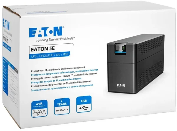 Onduleur Line-interactive Eaton 5E Gen2 5E1200UI USB - 660 W / 1200 VA - 6 prises C13