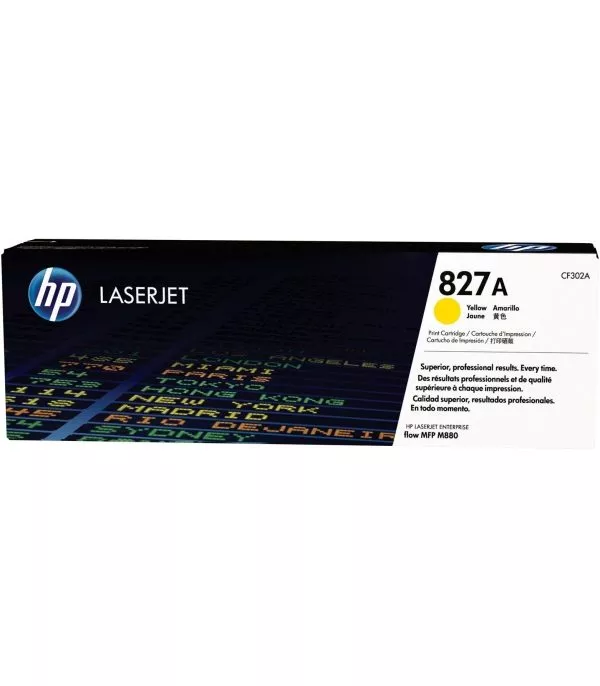 HP 827A Jaune Toner Laser original - CF302A