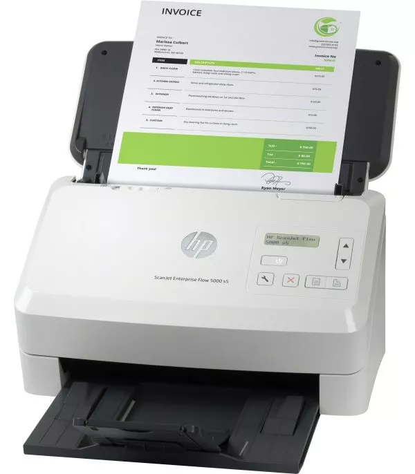 scanner-hp-scanjet-enterprise-flow-5000-s5-6fw09a-2 Scanner HP ScanJet Enterprise Flow 5000 s5 - (6FW09A)